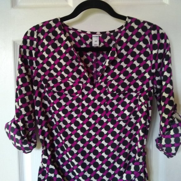 Old Navy Polka Dot Tunic Women Dress Size Small - Picture 2 of 9